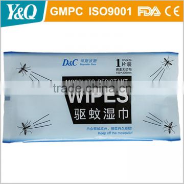 spunlace nonwoven fabric for mosquito repellent wet wipes