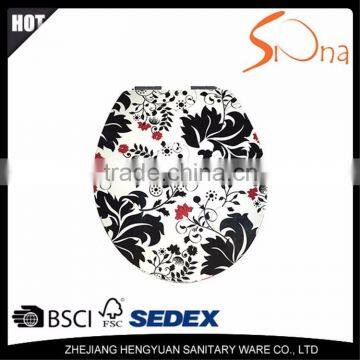Color printing 18 inch fancy toilet lid