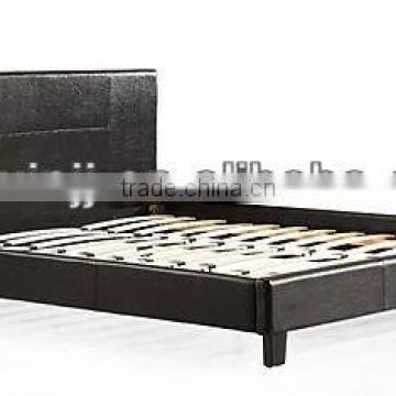 2013 best seller wooden pu leather bed frame