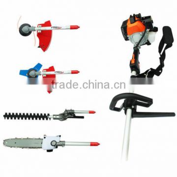 gasoline engine powered multi function machine with 9 head