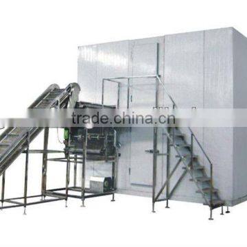 Iqf tunnel freezer potato chips machine blast freezer