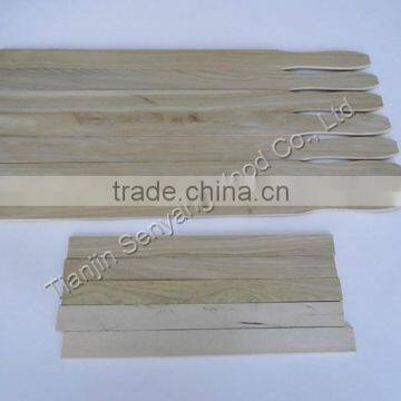 logo print handle birch wooden paint stirrer