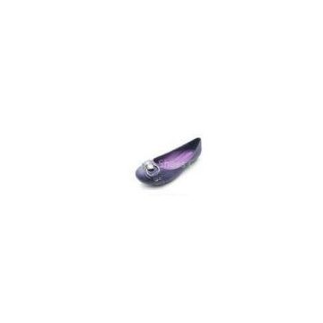Size 40 / 41 purple flat closed toeshoes for women, comfortable flat shoes