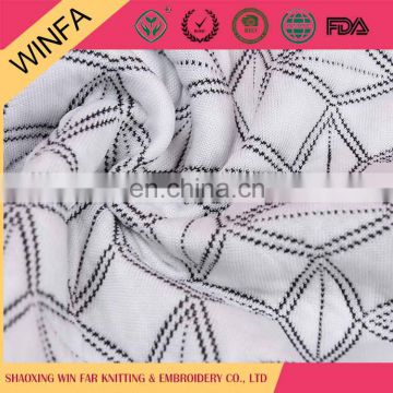 Latest pattern Factory price colorful dyed knit fabric single jersey