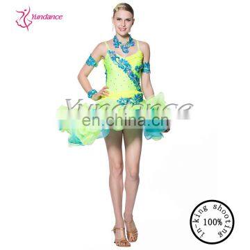 2016 New Dance Together Latin Dresses For Ladies L-12502
