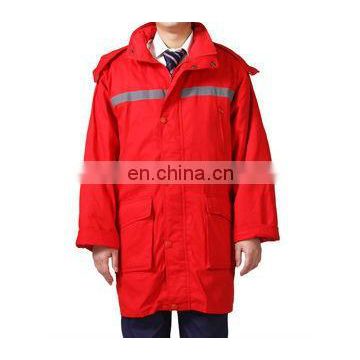 men cottn workwear jackets/winter jacket safety reflective/safety and workwear