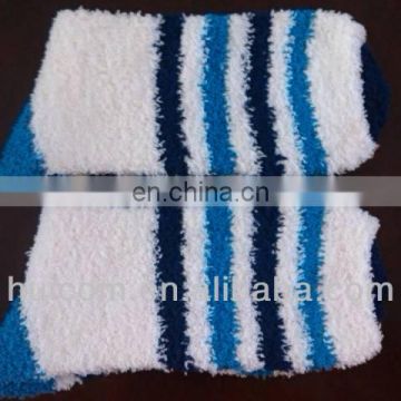 plush stripe socks