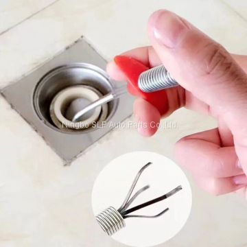 Universal hand, flexible pipe hair cleaner