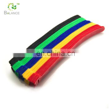 colorful nylon tape hook loop fastener tape cable ties