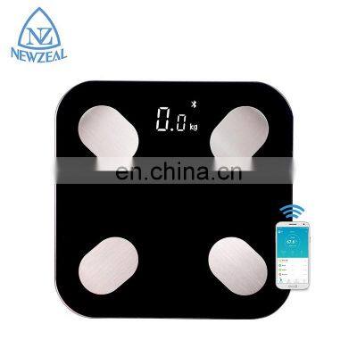 180Kg 01G Accurate Blue Tooth Body Fat Electronic Weighing Bathroom  Scale