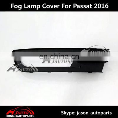 Front Bumper Grill Fog Lamp Lights Grille Cover For VW Passat B8 2015-2017