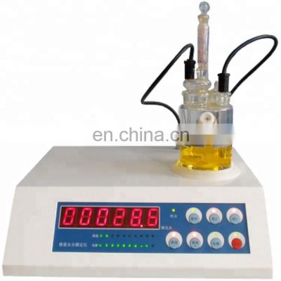 Digital Laboratory Equipment Karl Fischer Oil in Water Analyzer / Karl Fischer Titration Apparatus