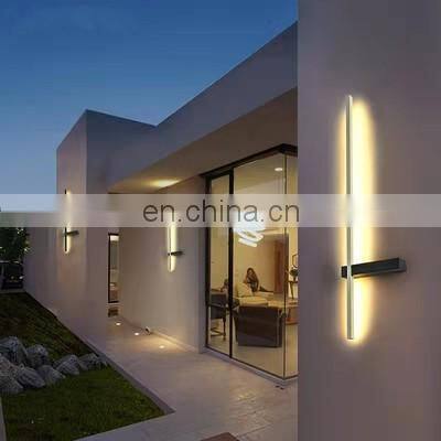 Minimalist Bedroom Bedside Modern Wall Light Luxury Long Strip Creative Personality Corridor Outdoor Wall Lamp
