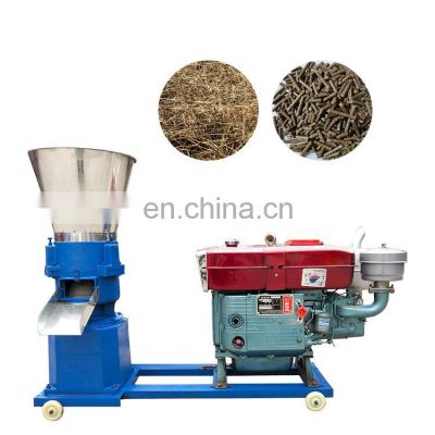 Animal Feed Pellet Making Machine Chicken Feed Processing Line Poultry Feed Processing Equipment Wheat Bran Hay Grass Straw 35