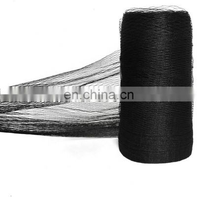 Wholesale black original HDPE agricultural anti-bird net for orchard garden bird netting agricultural