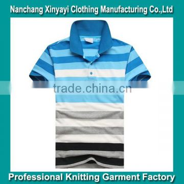 high quality custom cotton strip men polo shirt/exquisite polo shirt alibaba china