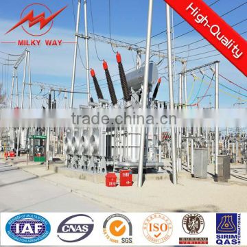 Steel structure of transformer electrical substations