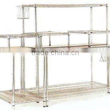 Composite structure wire rack,wire shelf,wire shelving