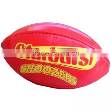 Red Rugby Ball High Quality