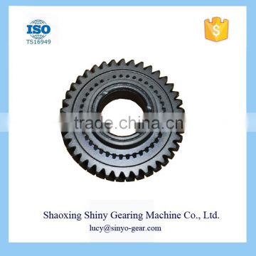 Shiny OEM ODM Steel Forging Spur Gear Imports Auto Parts