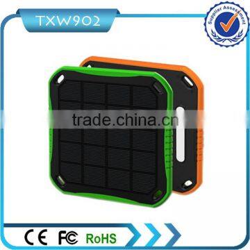 2016 hot selling products real capacity 5600mAh solar power bank for blackberry smart phones