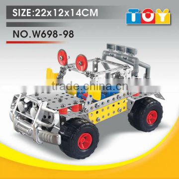 Most popular gift for child combined toy DIY suv model