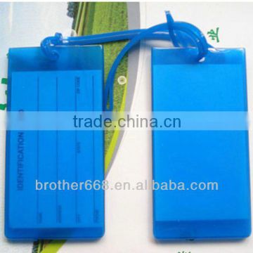 Cheap wholesale soft pvc unique luggage tags as gifts
