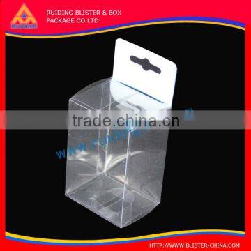 Plastic mini speaker packaging clear hard pvc box for speaker packaging make in china