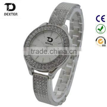 elegance fashion ladies alloy jewelry watches with stone