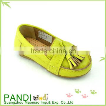 High quality guangzhou children genuine leather shoes for girl