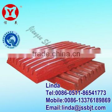 Jaw crusher machine spare parts plate