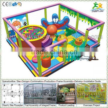 Free design CE & GS standard eco-friendly LLDPE kids indoor playground wooden toy