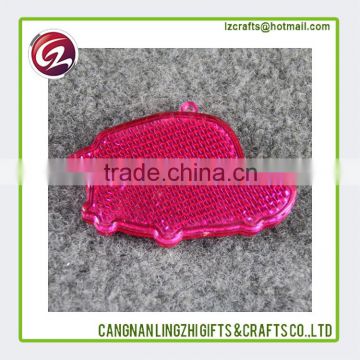 Wholesale from china hard pmma reflective keychain