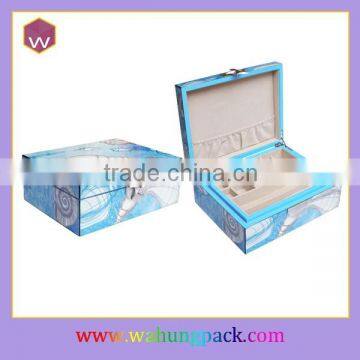 Shell painting design wooden jewelry box manufacturer wholesale