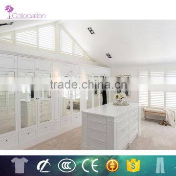 2015 New simple design apartment wardrobe with big space for bedroom closet