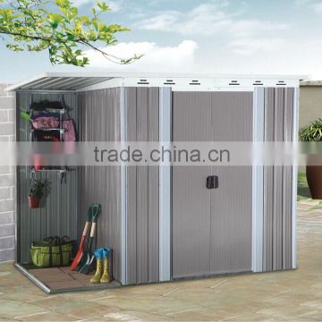 6*8 FT New Designed Front Extra Pent Roof Metal Shed