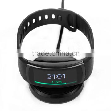 SIKAI Replacement Charger Magnetic Charging Cradle Dock for Samsung Galaxy Gear Fit 2 Smart Watch SM-R360 Charger