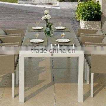 2013 KD High Glass Sling Fabric Dining Sets