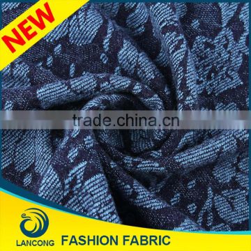 Best selling Clothing Material Attractive knit jacquard fabric for men's shrug sweater