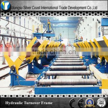 H beam Production Line/ Heavy Duty Assistant Equipment/Chinese cheap hydraulic overturning rack