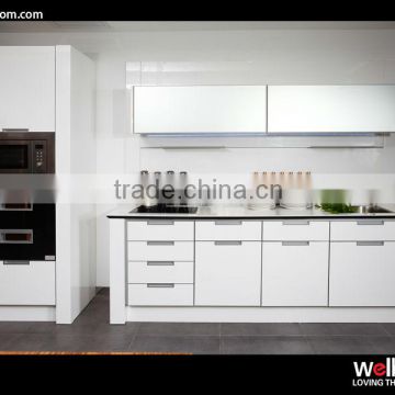 High Gloss White led kitchen riyueguanghua