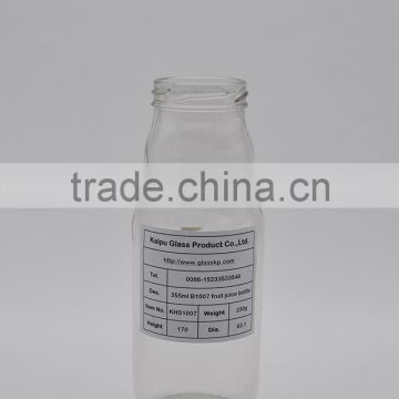 Competitive Price 12oz Glass Bottles for Juice Made in China