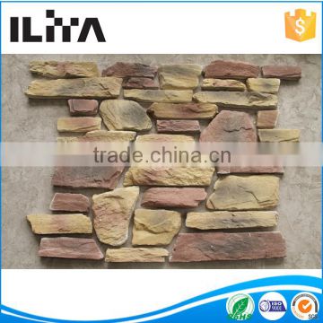 Man Made Stone Veneer Artificial Cultured Wall Decor Stone waterproof garage wall covering