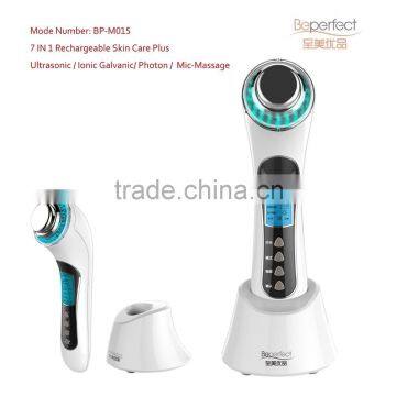 BPM015 ultrasonic photon galvanic facial machine for personal beauty care