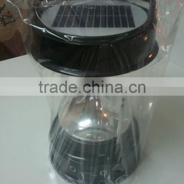 New fashion Novelty LED Rechargeable portable solar camping lantern lights for travelling and hiking
