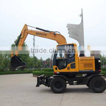 HTL106 9.5ton Wheel Excavator With 0.34m3 Bucket