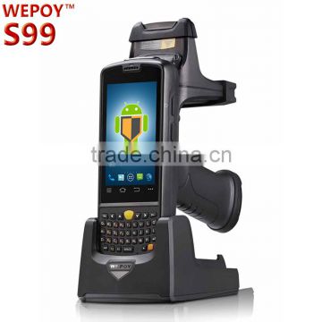 Android Barcode scanner PDA UHF rfid reader with keyboard