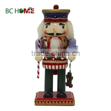 exquisitely crafted christmas wooden Nutcracker Gingerbread mini