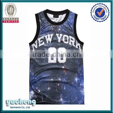 high quality adult group oem all over sublimation 3d printing tank top