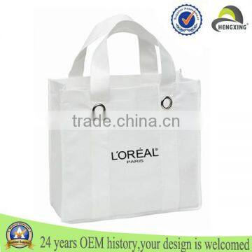 Plain recycled pet bottles non woven folding bag